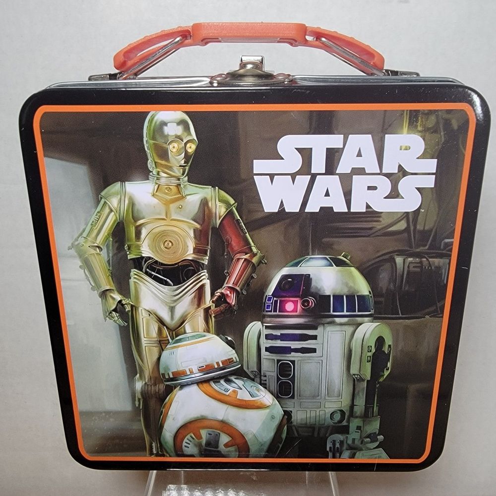 Star Wars Mini Tin w/ Orange Handle Droids